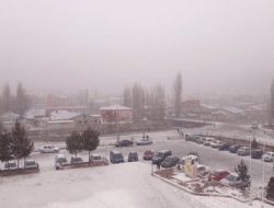 Pasinler'de 12 köy yolu kapalı